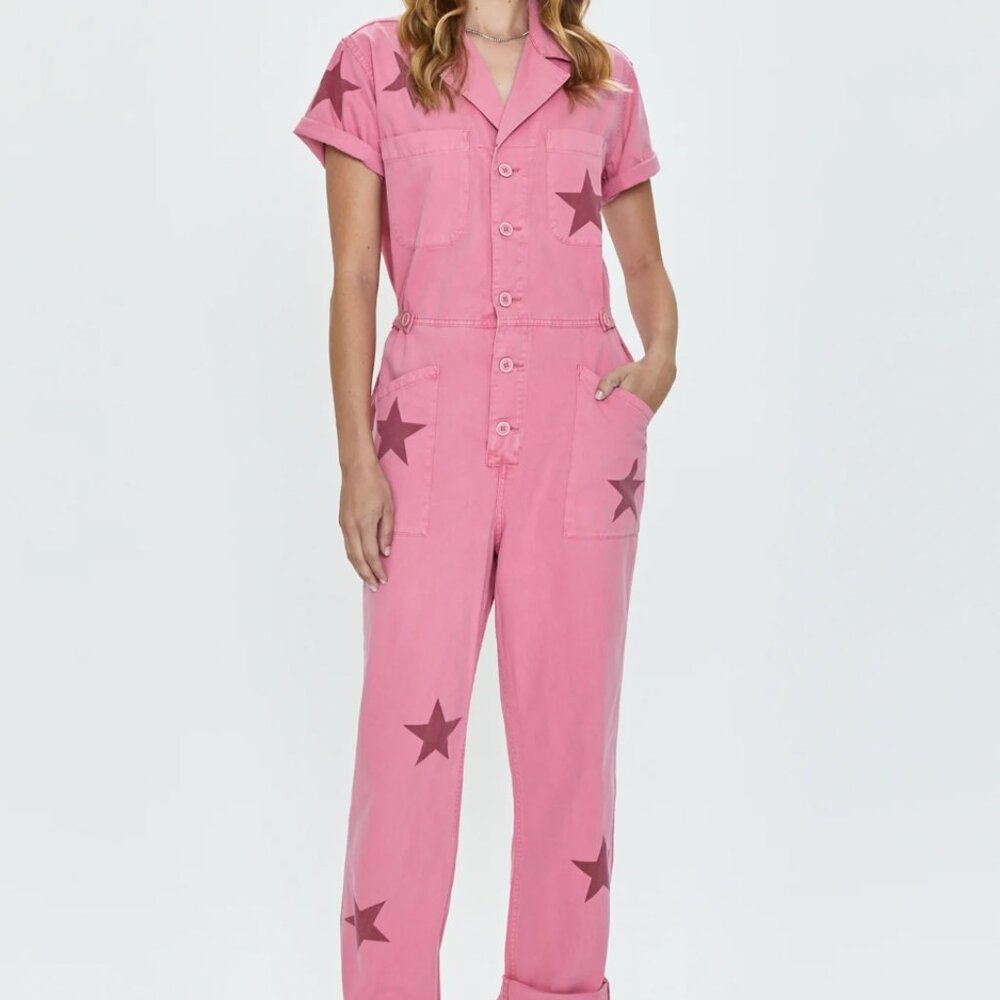 Brand new with tags Pistola Grover Pink Jumpsuit size XS